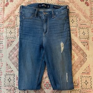 hollister high rise jeans